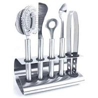 Bar Tool Set with Rack